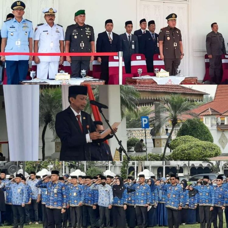 WAKAJATI RIAU HADIRI UPACARA PERINGATAN HARI OTONOMI DAERAH XXVIII TAHUN 2024