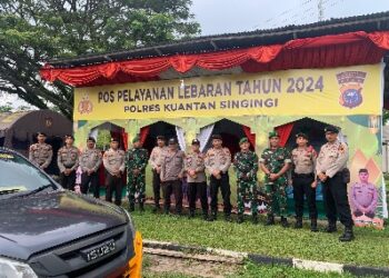 Sat Samapta Polres Kuansing Patroli Gabungan TNI-POLRI di Kuansing Ciptakan Keamanan dan Kondusifitas Wilayah