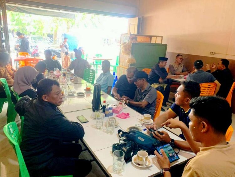 Humas Polres Siak Gelar Ngopi Bareng dan Halal Bihalal Dengan Awak Media