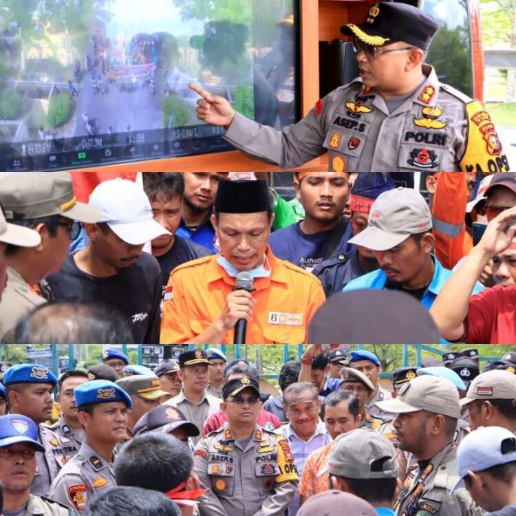 Kapolres Siak Pimpin Pengamanan Unras Hari Buruh 2024 ini kata Kapolres