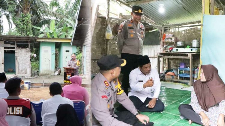 Kapolres Siak AKBP Asep Sujarwadi Bedah Rumah Warga, Program Zakat Bersama BASNAS