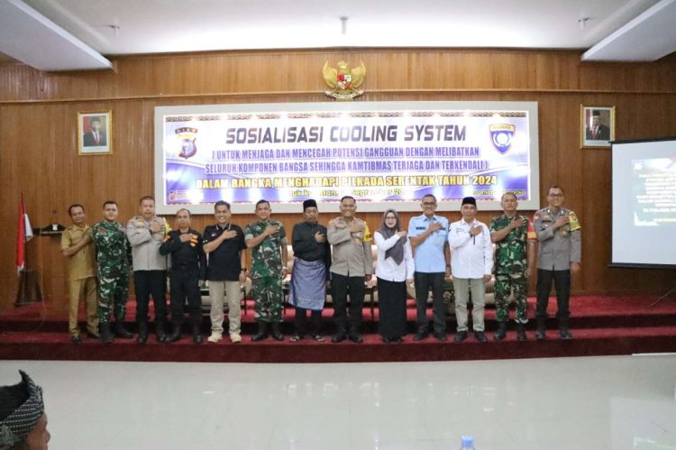Kapolres Kuansing Gelar Cooling System Tiga Pilar untuk Menjaga Keamanan Pilkada 2024 di Wilayah Hukum Polres Kuansing