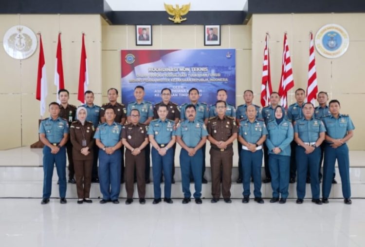 Aspidmil Pimpin Koordinasi Non Teknis ke Mako Lanal Dumai