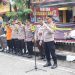 Polres Kuansing Gelar Apel Pengamanan Rapat Umum Paslon Bupati dan Wakil Bupati Kuansing Nomor Urut 2