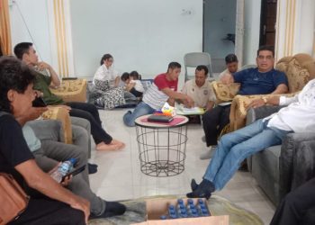 Desa Sei Kuning Lakukan Mediasi ke Sat Pol PP Rohul terkait Komplik Antar Tetangga ini ceritanya