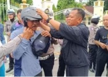 Dirlantas Polda Riau Edukasi Keselamatan Berlalu Lintas di CFD Pekanbaru