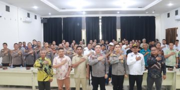 Sukseskan Program Ketahanan Pangan Polres Pelalawan Gandeng Perusahaan Sawit