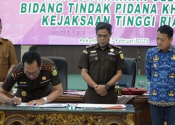 Kajati Riau Pimpin Penyerahan Aset Kepada Pemkab Kampar