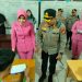 Kapolres Siak dan Ketua Bhayangkari Tinjau Langsung Program Makan Gratis di SMA 1 Tualang