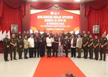 Kajati Riau Ikuti Rapat Bersama Komisi III DPR RI 