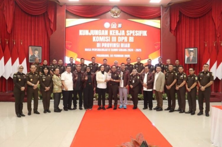 Kajati Riau Ikuti Rapat Bersama Komisi III DPR RI 