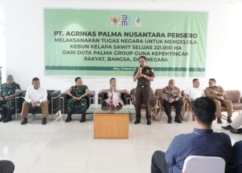 Kajati Riau Saksikan Langsung Penyerahan Aset Barang Bukti Perkara Korupsi PT.Duta Palma Kepada PT.Agrinas Duta Palma