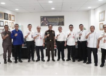 Kajati Riau Menerima Kunjungan Kakanwil BPN Riau