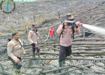 Kapolres Pelalawan Akan Usut Tuntas Pelaku Karhutla Di Kawasan TNTN