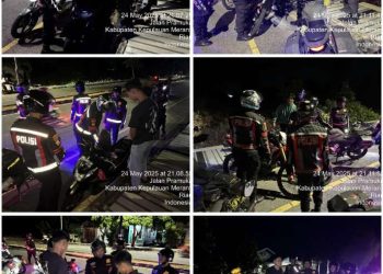 Tim Raga Polres Meranti Gelar Patroli Cegah Premanisme Dan Laka Lantas