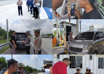 Ditlantas Polda Riau Gelar Razia Terhadap Pengemudi Angkutan Barang