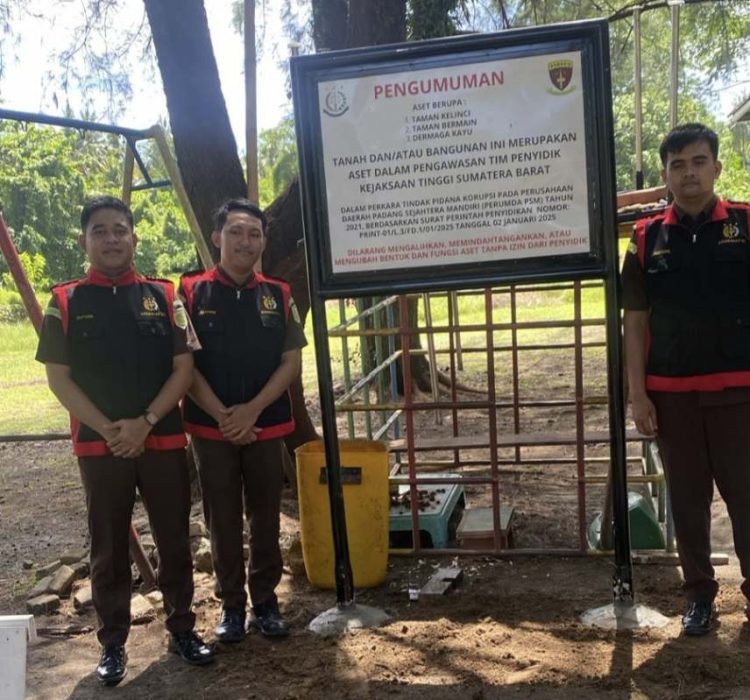 Kejati Sumbar Sita Tiga Wahana Wisata Mangkrak Terkait Dugaan Korupsi Subsidi Bus Trans Padang