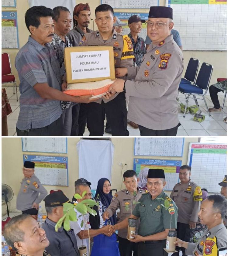 Jumat Curhat Gabungan di Lembah Sari: Polda Riau, Polresta Pekanbaru dan Polsek Rumpes Dengarkan Aspirasi Warga