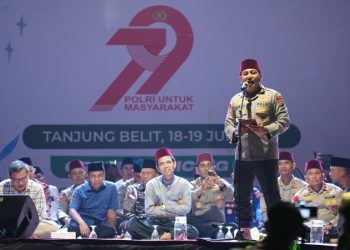 Polda Riau Gelar Bakti Religi dan Peduli Lingkungan di Tanjung Belit