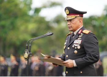 Wakapolda Riau Pimpin Upacara Peringatan Hari Pancasila ke-80 ini pesanya