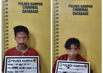 Pencurian di Toko Perhiasan Bangkinang Terungkap Dua Pelaku Ditangkap Polisi