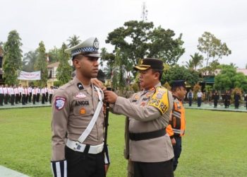 Kapolres Pasaman Barat Pimpin Apel Operasi Patuh Singgalang 2025