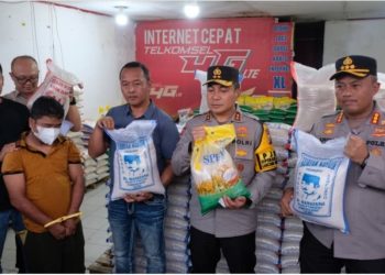 Polda Riau Tetapkan Distributor Pengoplos 9 Ton Beras Reject Jadi Tersangka