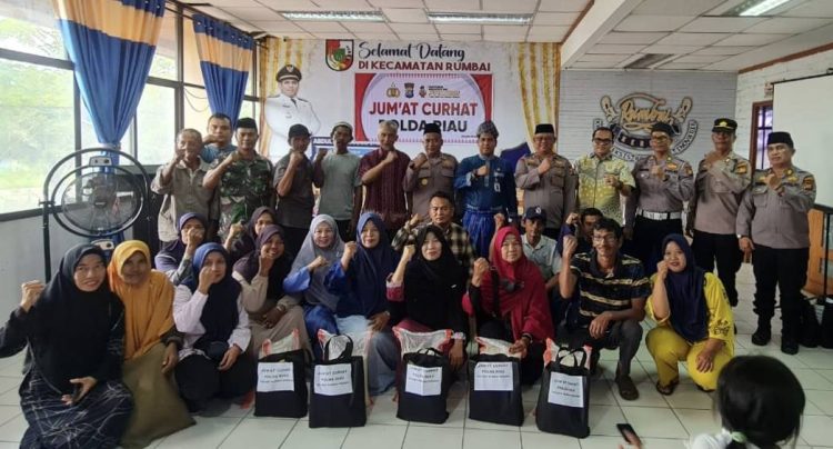 Polda Riau Gelar Jumat Curhat di Rumbai, Serap Aspirasi Masyarakat