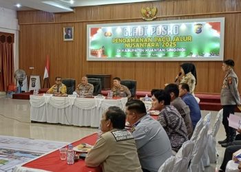 Wakapolda Riau Pimpin Gladi Posko dan Tactical Floor Game Pastikan Pacu Jalur Aman