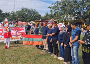 Semarakkan HUT RI ke-80, Ribuan Peserta Ramaikan Karnaval di Singingi Hilir