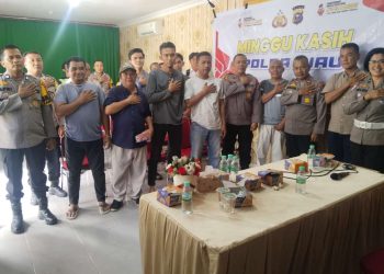 Polsek Pekanbaru Kota Gelar Program Minggu Kasih Bersama Polda Riau dan Polresta Pekanbaru