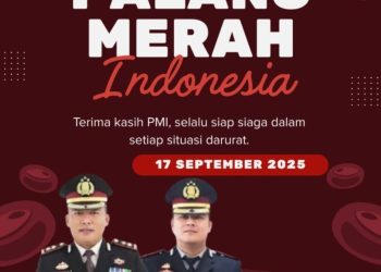 Kapolres Pasaman Barat Beserta Personil Ucapkan HUT PMI ke 76