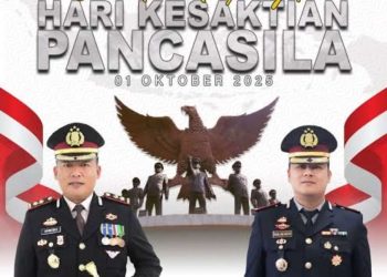 Kapolres dan Wakapolres Pasaman Barat Gelar Upacara Hari Kesaktian Pancasila ini pesan Kapolres