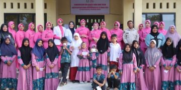 HKGB ke-73 Bhayangkari Pasaman Barat Gelar Pemeriksaan Kesehatan Gratis dan Santuni Anak Yatim