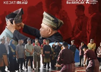 Kajati Sutikno SH MH Tiba di Bumi Lancang Kuning disambut oleh Forkopimda