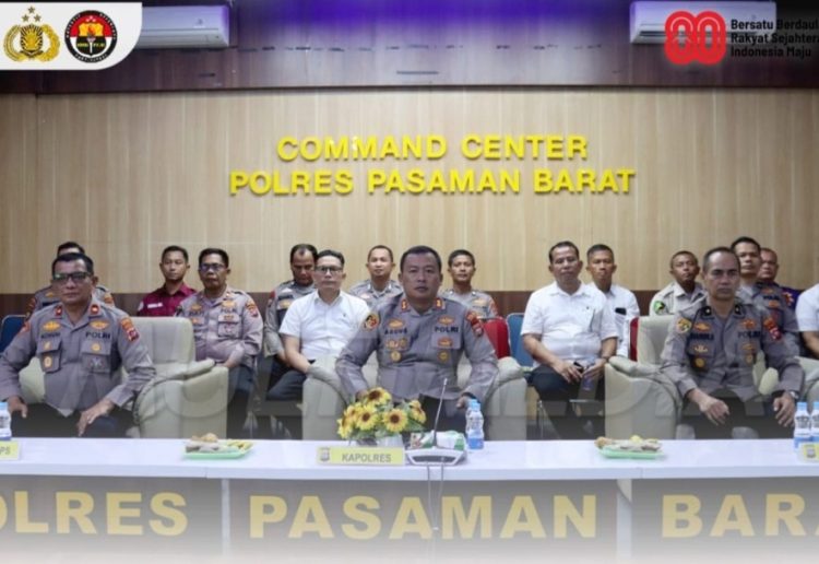Kapolres Pasaman Barat Ikuti Arahan dari Wakapolri Melalui Zoom Meeting ini arahanya