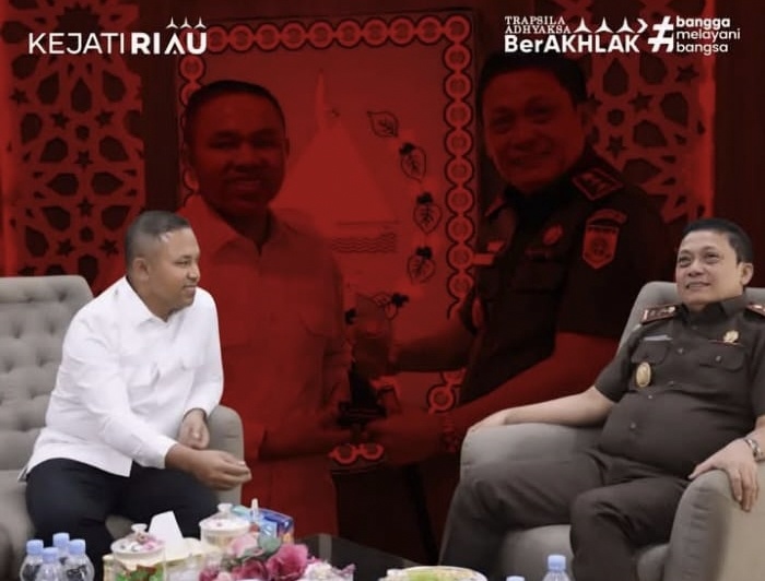 Kajati Sutikno SH MH Bersama Rombongan Silahturahmi ke Kantor Gubernur Riau