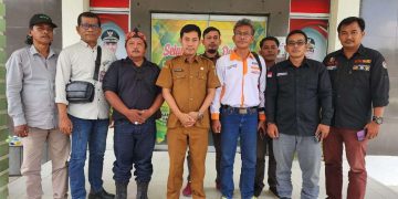 Camat Tapung Hulu Gandeng Insan Pers Membangun Kepedulian Masyarakat