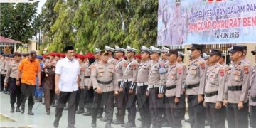 Kapolres Pasaman Barat Pimpin Apel Kesiapan Tanggap Bencana ini perintah Kapolres