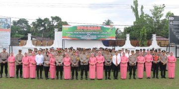 Kapolres Kampar Pimpin Langsung Upacara 82 Personil Kenaikan Pangkat ini pesan Kapolres