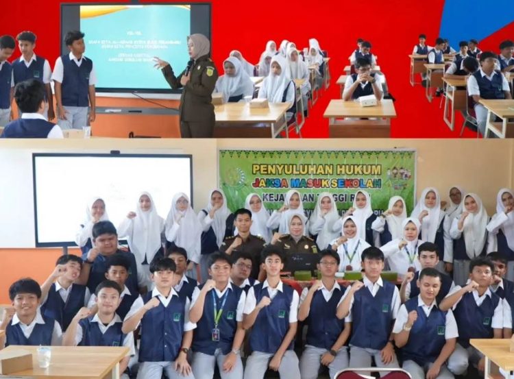 Kejati Riau Menggelar Kegiatan Jaksa Masuk Sekolah di SMAS Al Azhar Syifa Budi