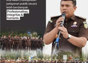 Asintel Kejati Riau Pimpin Apel Kerja diikuti Seluruh Pegawai ini pesan Asintel