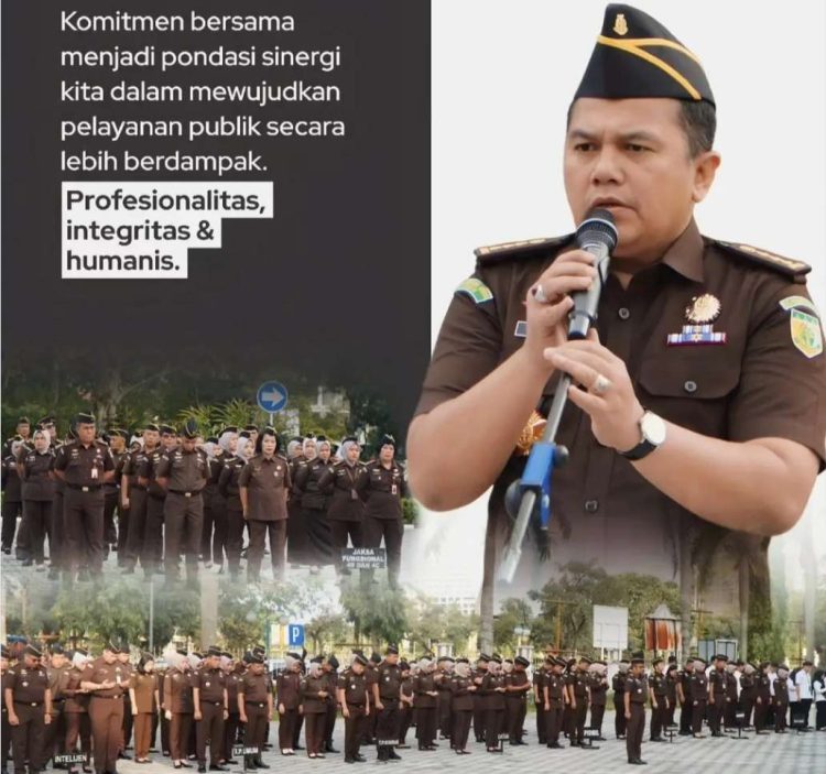 Asintel Kejati Riau Pimpin Apel Kerja diikuti Seluruh Pegawai ini pesan Asintel