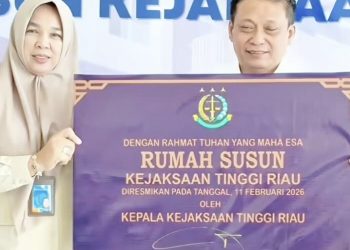 Kejati Riau Secara Resmi Menerima Penyerahan dan Pengelolaan Rusun dari Kepala Balai P3KP