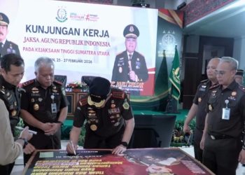 Kunjungan Jaksa Agung RI ke Kejati Sumut,Meminta Bekerja Terus Melayani Hukum di Masyarakat Secara Humanis