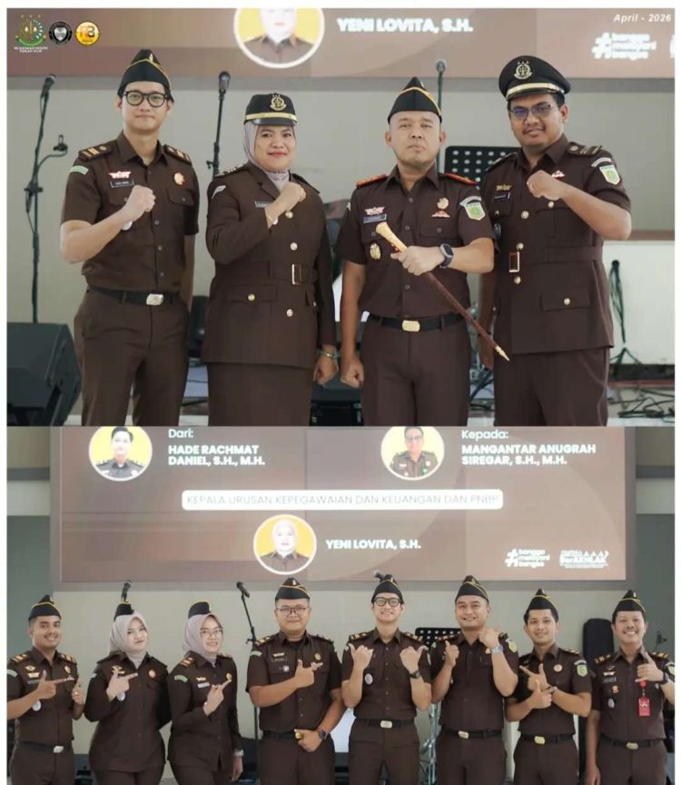 Pelantikan dan Serah Terima Jabatan di Kejaksaan Negeri Rokan Hilir
