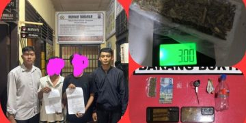 Dua Pemuda Ditangkap Satresnarkoba Polres Solok, Diduga Terlibat Penyalahgunaan Ganja
