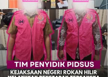 Tim Penyidik Kejari Rohil Menetapkan dan Menahan Dua Tersangka Perkara Dugaan Korupsi Pembayaran TPP PPPK Tahun 2025
