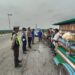 Pedagang Liar di Jembatan Maredan Perawang di Tertibkan