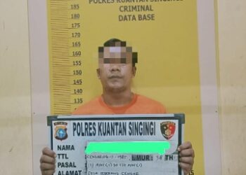Tim Mata Elang Satres Narkoba Polres Kuansing Ungkap Kasus Tindak Pidana Narkotika Jenis Daun Ganja Kering
